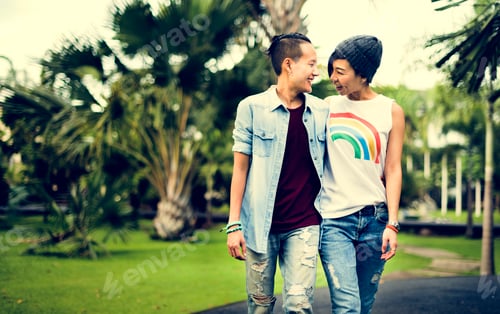 Preview: LGBT Lesbian Couple Moments Happiness Concept