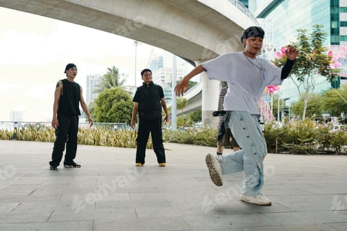 Preview: Practicing Street Dance Moves in Urban Setting