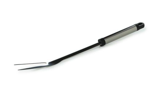 Preview: Metal barbecue fork isolated on white background