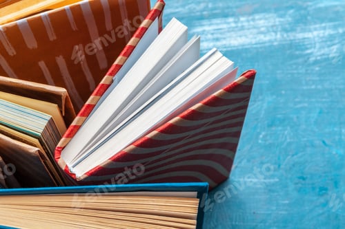 Preview: Many Books Piles