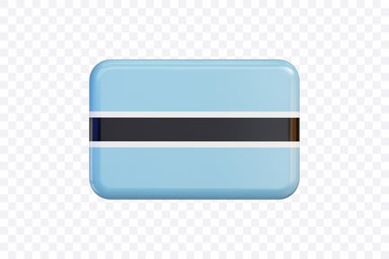 Preview: Botswana Flag Banner