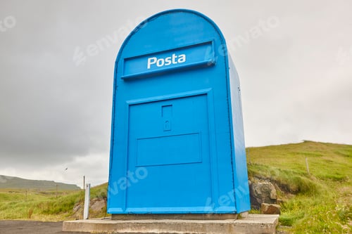 Preview: World biggest mailbox in Sandoy island. Faroe islands tourism highlight