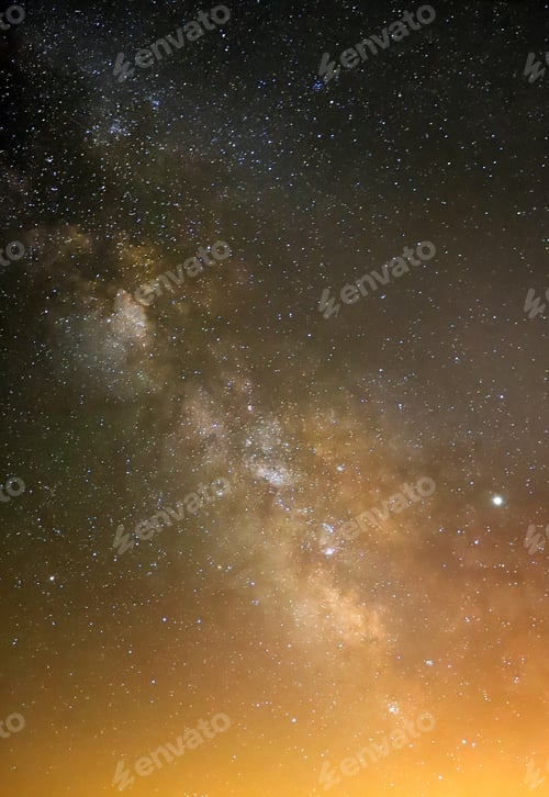 Preview: Vertical shot of a wonderful starry sky