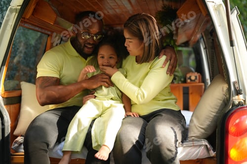 Preview: Multi ethnic family and their domestic life in daytime