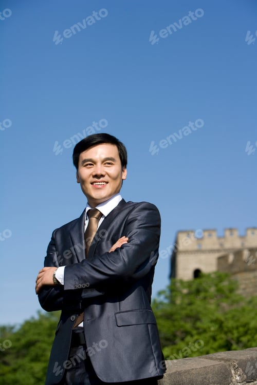 Preview: Businessman on the Great Wall