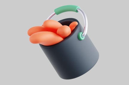 Preview: Bucket full of carrots
