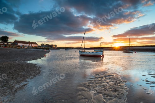 Preview: Burnham Overy Staithe a pretty fishing village on the Norfolk Co