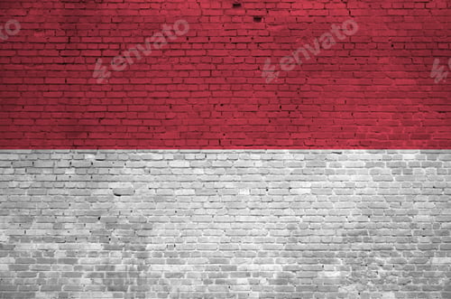 Preview: Red and White Brick Wall Background Texture