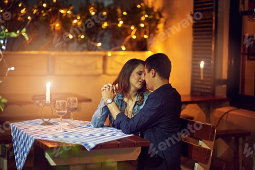 Preview: I never felt love like this before. Shot of an affectionate couple out on a romantic date.