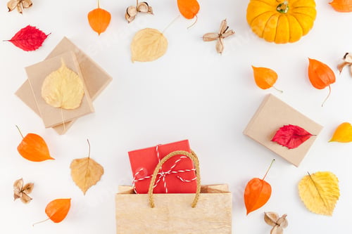 Preview: Promotion template autumn fall thanksgiving sale