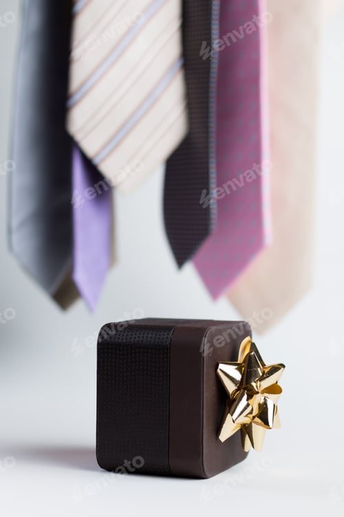 Preview: Father's day gift on a white background
