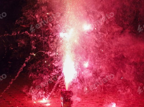 Preview: New year's celebration and fireworks.