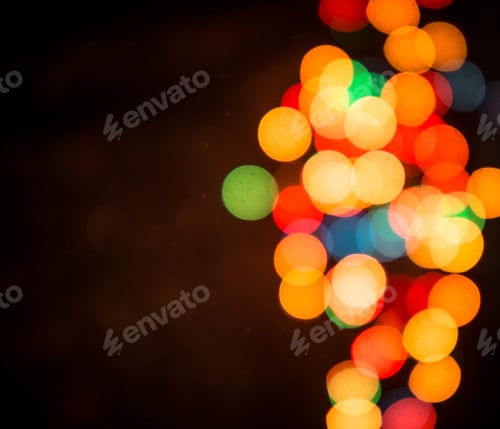Preview: Abstract festive bokeh background