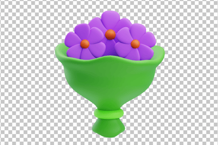 Preview: Bouquet 3D Icon