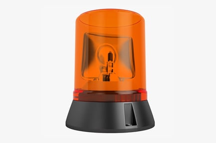 Preview: Orange Rotating Emergency Beacon