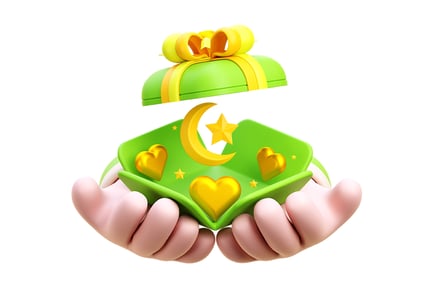 Preview: Hand with Eid Gift
