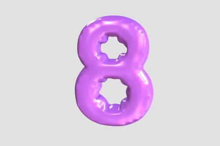 Preview: 3D Number 8