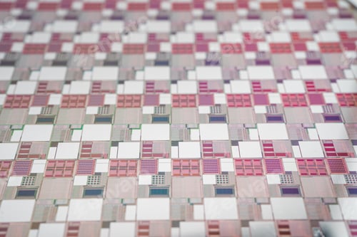 Preview: Silicon wafer for manufacturing semiconductor of integrated circuit.