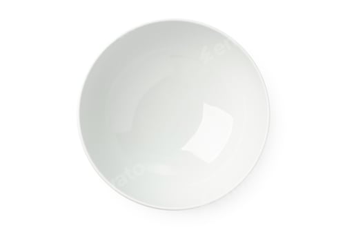 Preview: White empty bowl isolated on white background