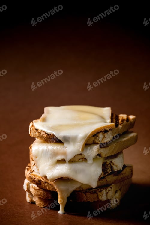 Preview: Stockpile of homemade toasted cheese pressed sandwiches