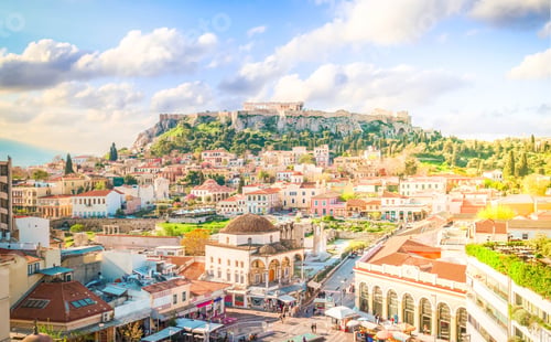 Preview: Skyline of Athenth with Acropolis hill