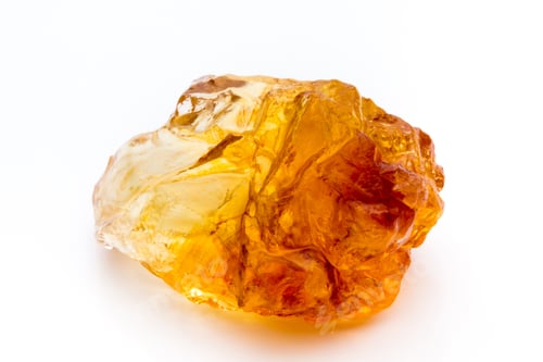 Preview: Brown caramelized sugar on white background.