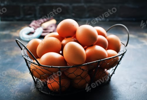 Preview: raw eggs