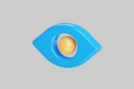 Preview: Abstract blue eye shape