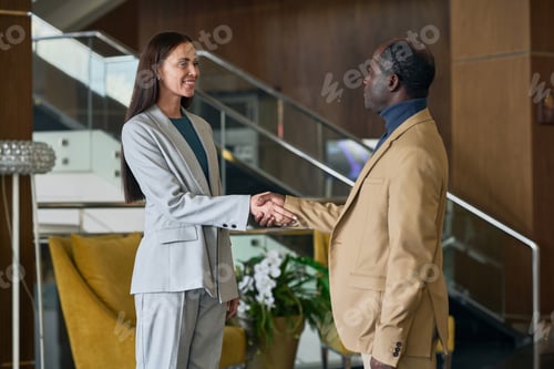 Preview: Business people having meeting in the hotel