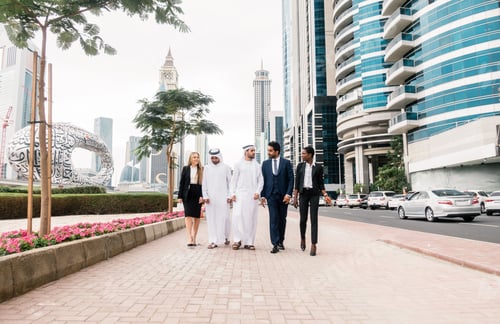 Preview: Group of businessmen in Dubai