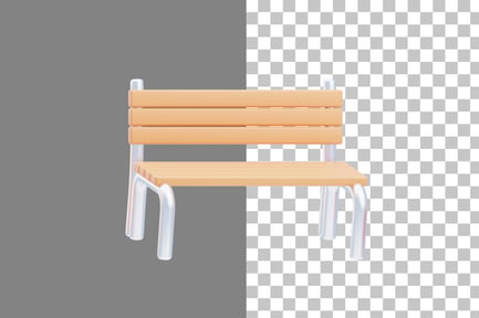 Preview: Garden Chair 3D Icon