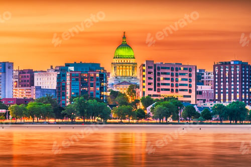 Preview: Madison, Wisconsin, USA Skyline
