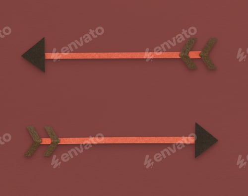 Preview: Arrow Archery Direction Icon Symbol