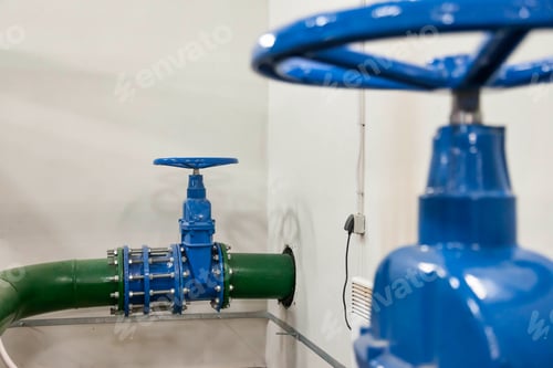 Preview: Industrial Valve System Installation in a Modern Facility Showing Efficient Flow Control Options