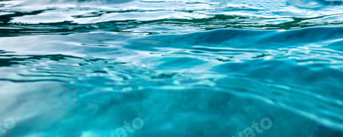 Preview: Blue Ocean Water Surface with Light Reflections