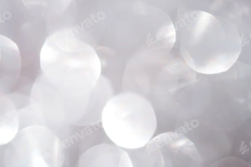Preview: Light white background with bokeh and highlights suitable for Christmas.