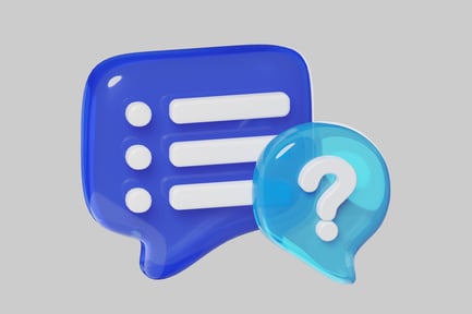 Preview: Speech bubbles with dots and question mark.