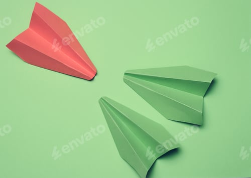 Preview: Paper planes, concept of confrontation, dialogue