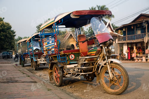 Preview: Tuk tuks in luang prabang laos