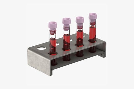 Preview: Laboratory Blood Tubes in Rack