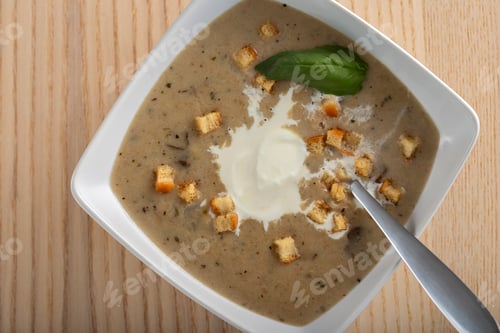 Preview: Fresh mushroom cream soup