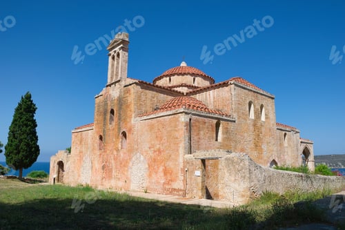Preview: Pylos-Church at the Castle of Navarino Bay -Transfiguration of the Savior - Byzantine church. Greece