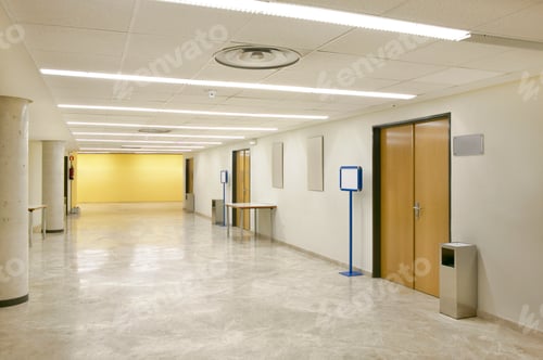 Preview: Public building waiting area. Health care center. Nobody