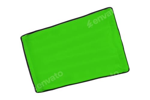 Preview: green cloth isolated on white