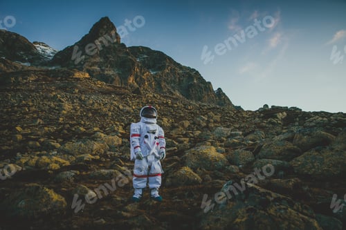 Preview: Astronaut exploring a new planet.