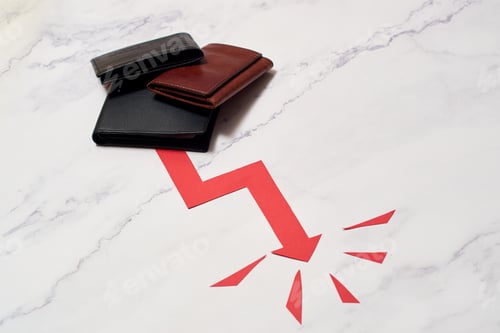 Preview: The concept of reducing profits and income. Recession and the financial crisis.