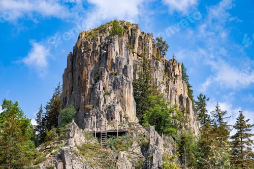 Preview: Mountain range of Rhodope Mountains covered with vegetation