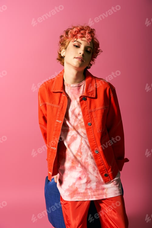 Preview: Scarlet Symphony: Young Man in Red Attire