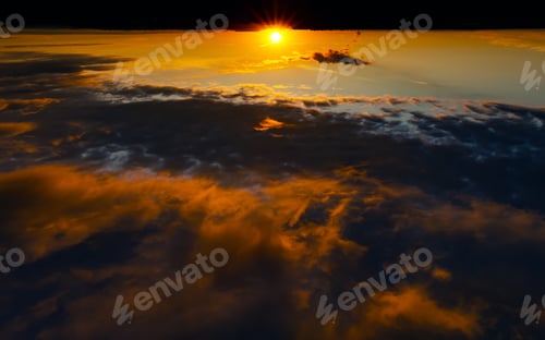 Preview: Multicolored sunset sky
