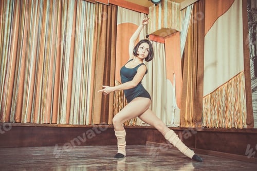 Preview: Woman Warming Up Before Dance Classes
